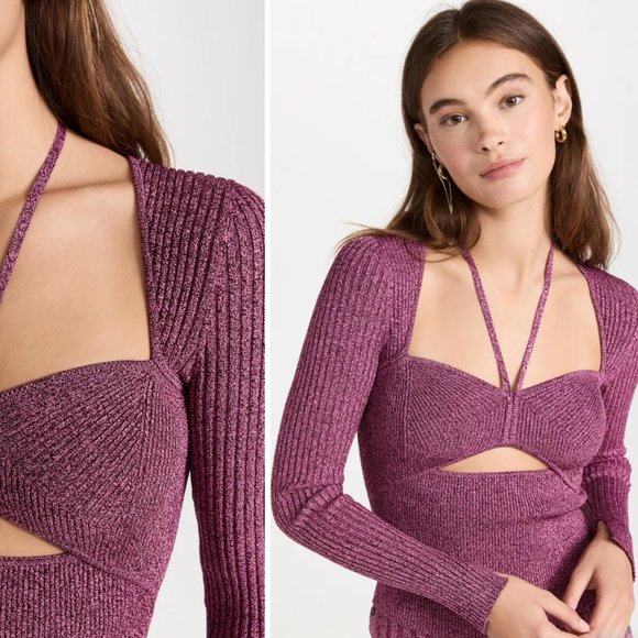 JONATHAN SIMKHAI Alexia Compact Rib Sweater - Picture 2 of 6